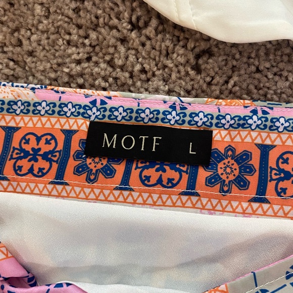 PREMIUM WRAP KNOT SCARF SKIRT and Tie Shoulder Bustier Bandana Crop Top size L - Picture 6 of 9